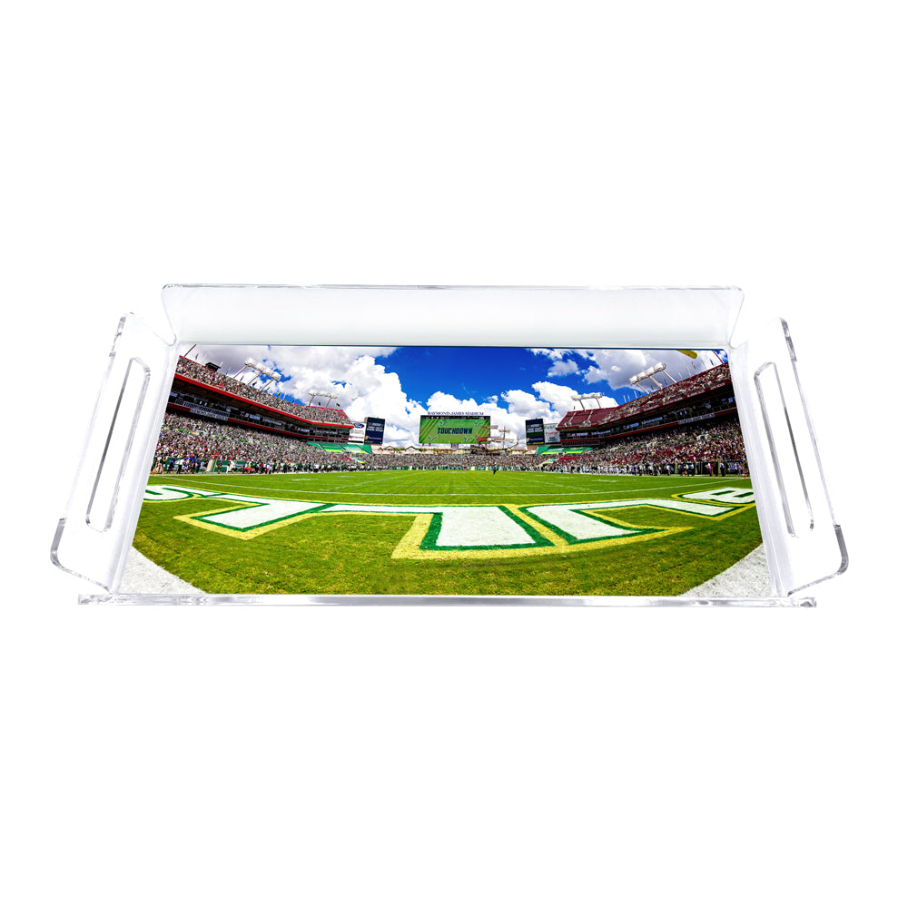 USF Bulls - Bulls End Zone Touchdown Tray