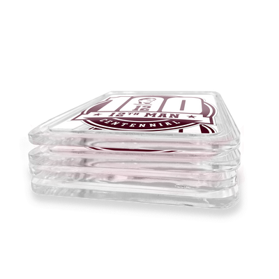 Texas A&M - 12th Man Centennial Logo Drink Coaster