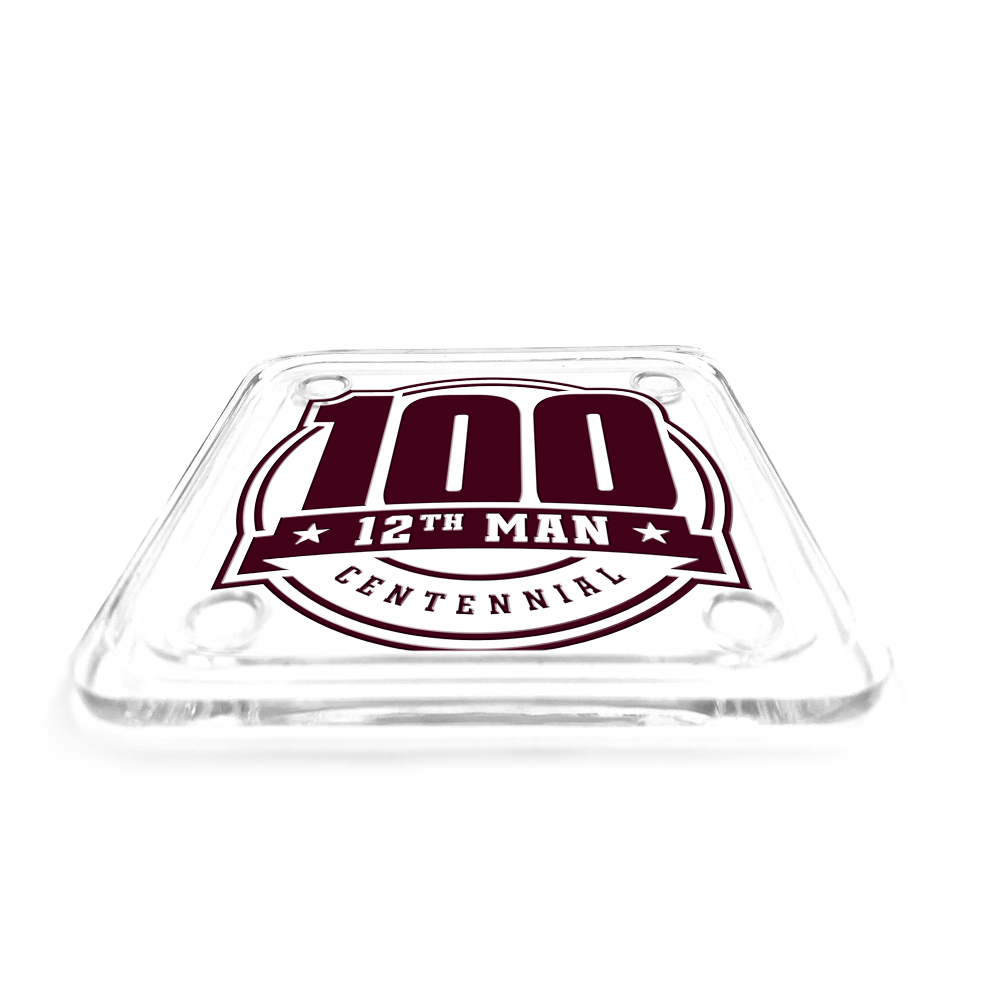 Texas A&M - 12th Man Centennial Seal Drink Coaster