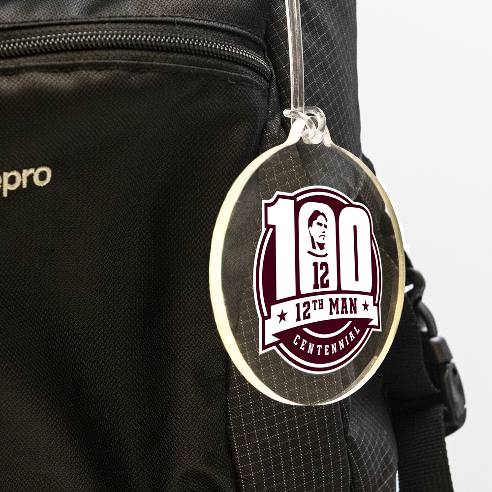 Texas A&M Aggies - 12th Man Centennial Logo Bag Tag & Ornament