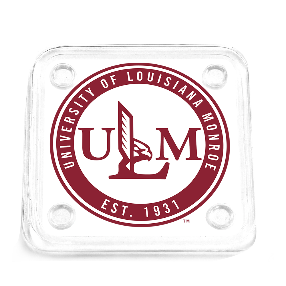 Louisiana Monroe Warhawks - ULM Academic Logo Drink Coaster