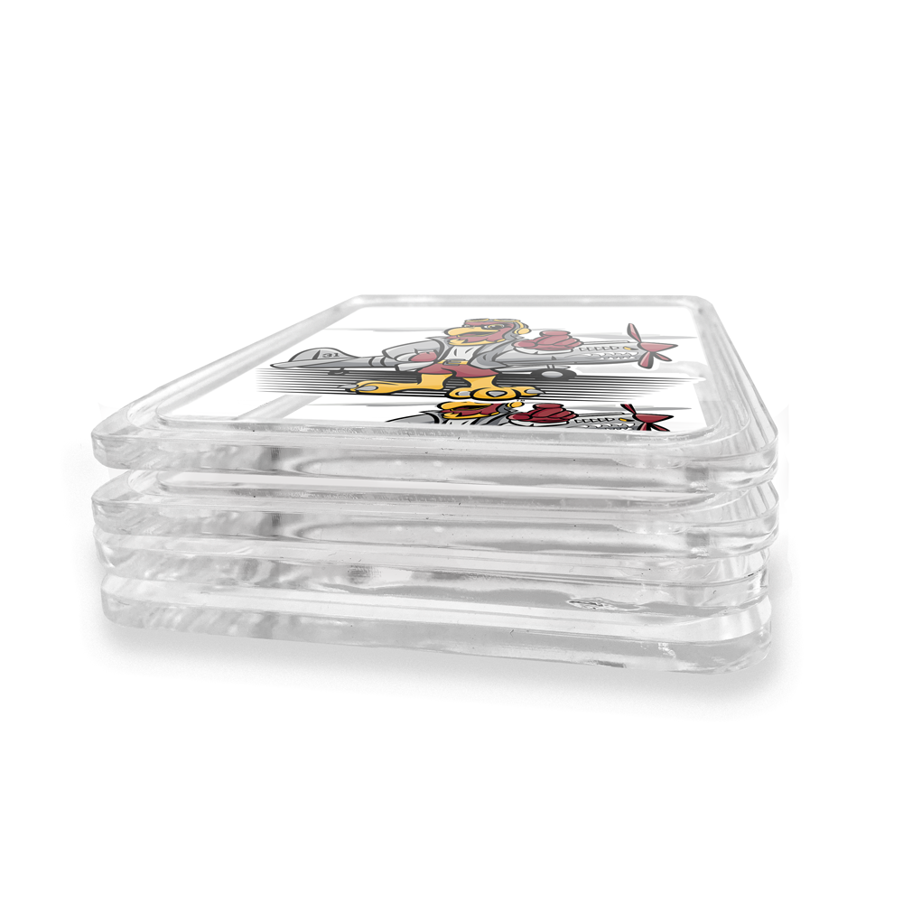 Louisiana Monroe Warhawks - Super Warhawk Drink Coaster