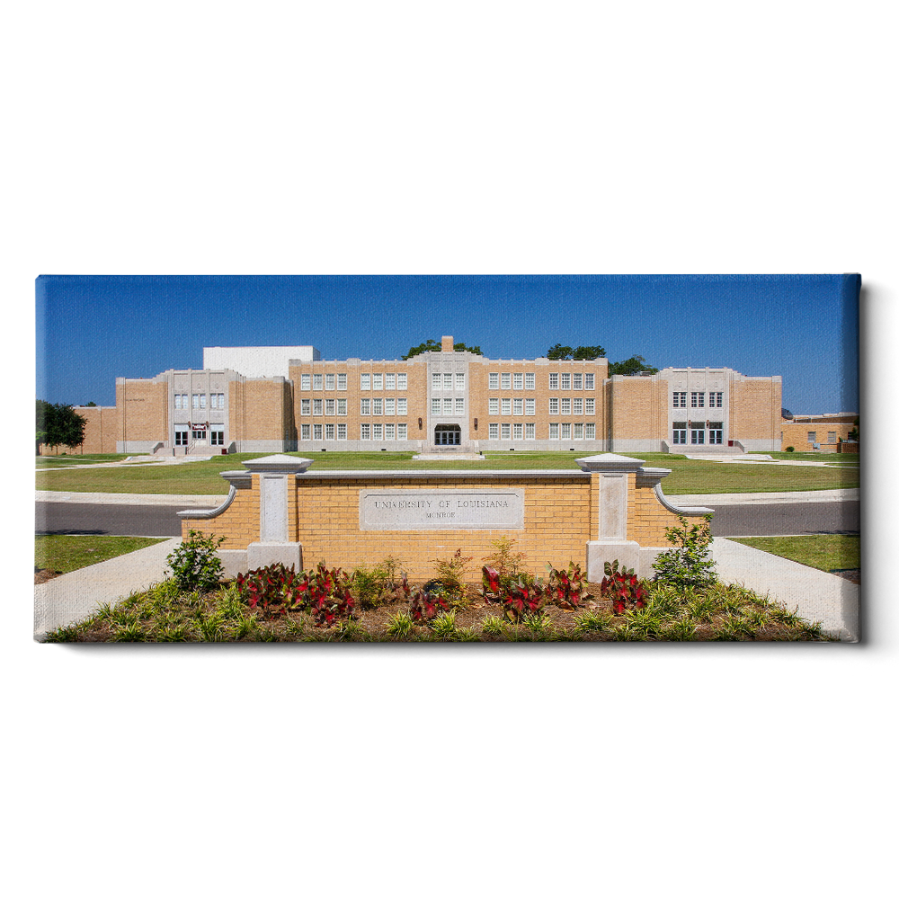 Louisiana Monroe Warhawks - ULM Brown Hall - College Wall Art #Canvas