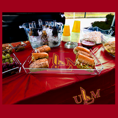 Louisiana Monroe Warhawks - Athletics Logo Decorative Serving Tray