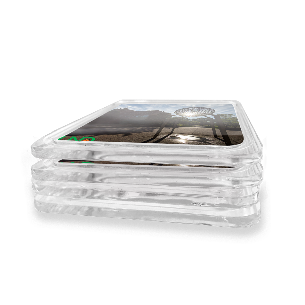 North Dakota Fighting Hawks - Campus Light Drink Coaster