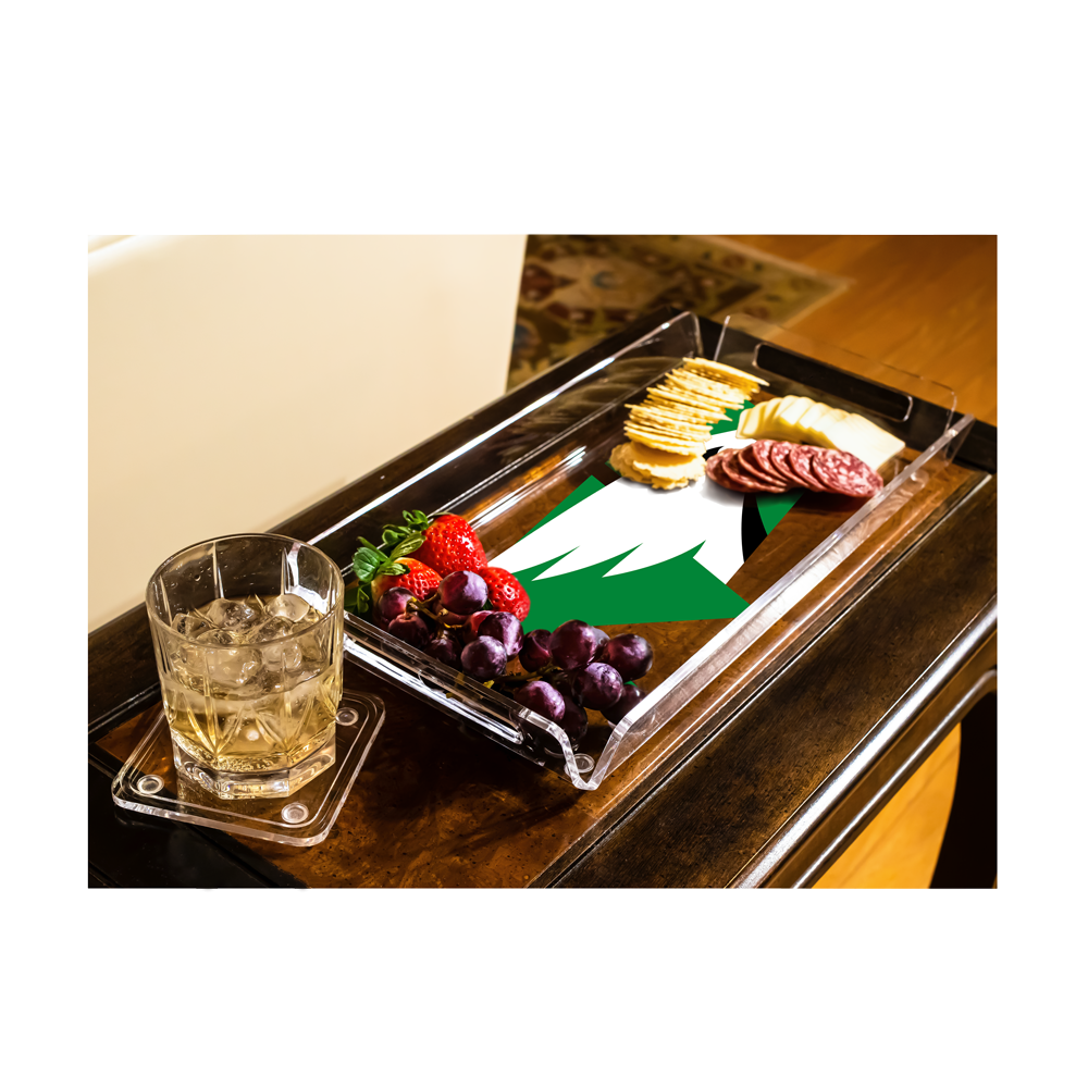 North Dakota Fighting Hawks - North Dakota Mark Decorative Serving Tray