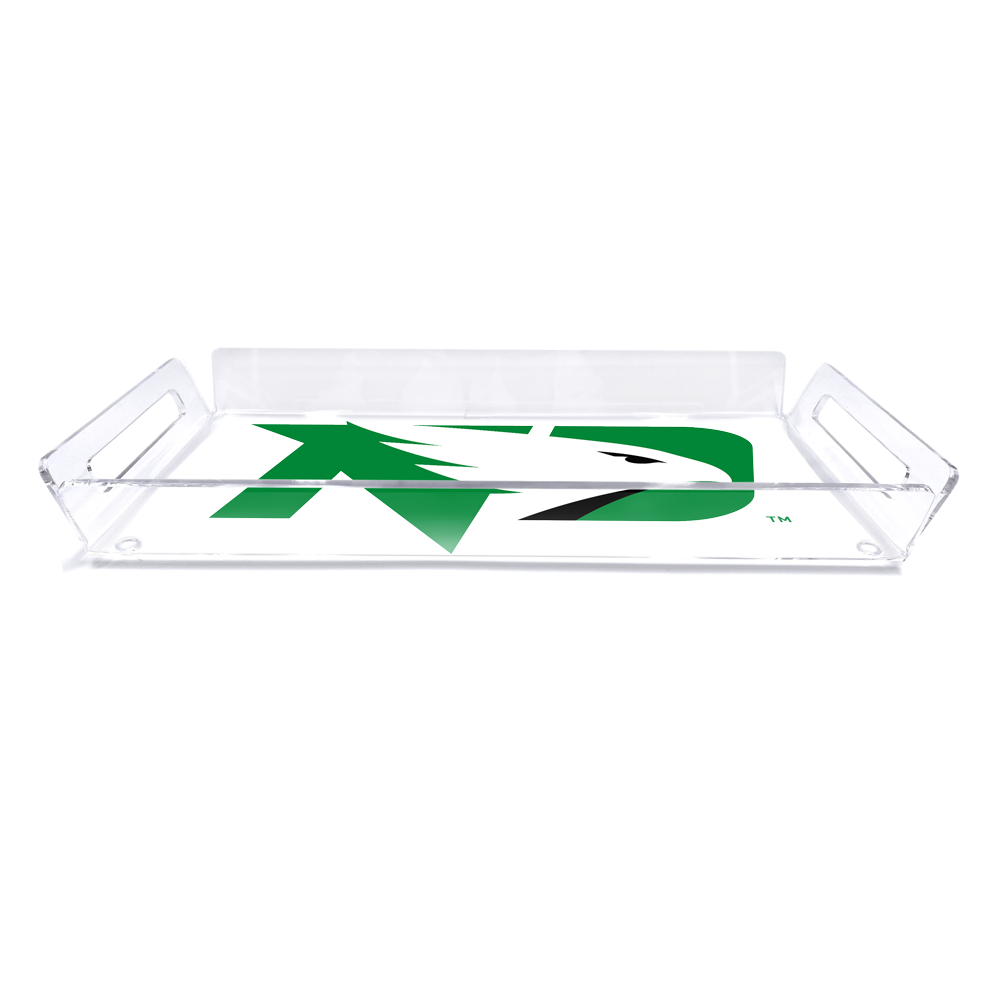 North Dakota Fighting Hawks - North Dakota Mark Decorative Serving Tray