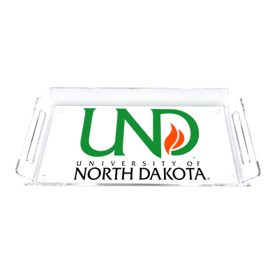 North Dakota Fighting Hawks - University of North Dakota Mark Decorative Serving Tray