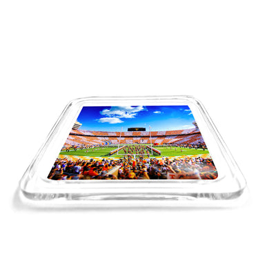 Tennessee Volunteers - Checkerboard Running Thru The T Drink Coaster