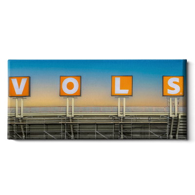 Tennessee Volunteers - V-0-L-S - College Wall Art #Canvas