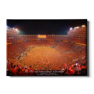 Tennessee Volunteers - Tennessee Storms the Field - College Wall Art #Canvas