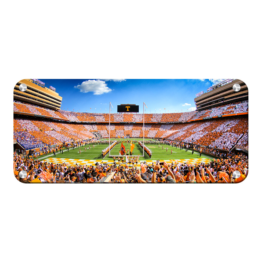 Tennessee Volunteers - Neyland Checkerboard Pano - College Wall Art #Metal