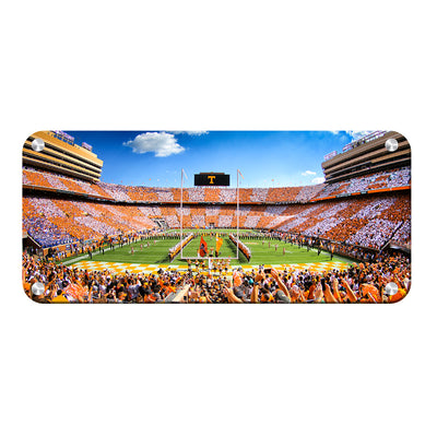 Tennessee Volunteers - Neyland Checkerboard Pano - College Wall Art #Metal