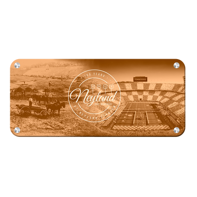 Tennessee Volunteers - Neyland 100 - College Wall Art #Metal