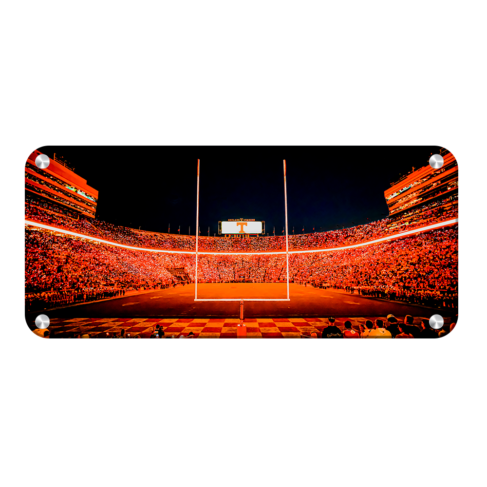 Tennessee Volunteers - Light Up Neyland Panoramic - College Wall Art #Metal
