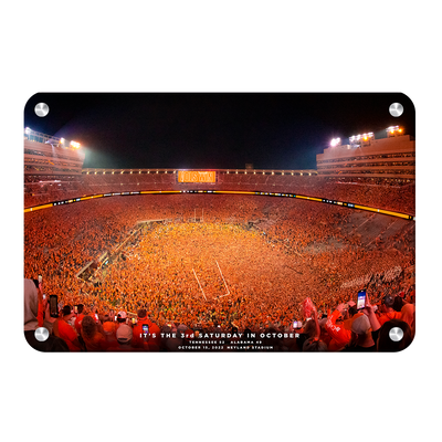 Tennessee Volunteers - Tennessee Storms the Field - College Wall Art #Metal