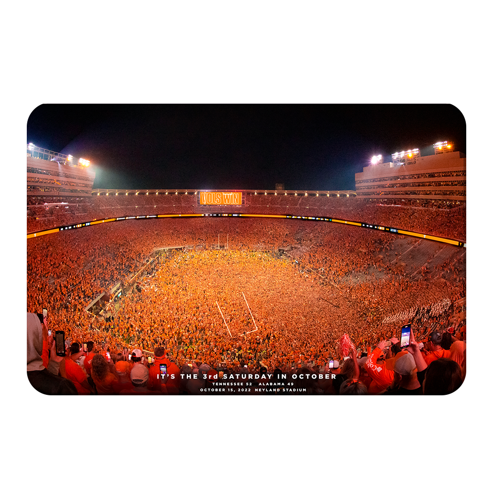Tennessee Volunteers - Tennessee Storms the Field - College Wall Art #PVC