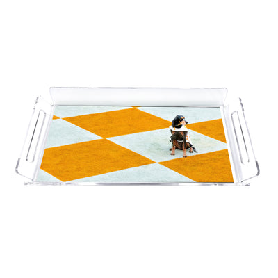 Tennessee Volunteers - Checkerboard Smokey Decorative Serving Tray