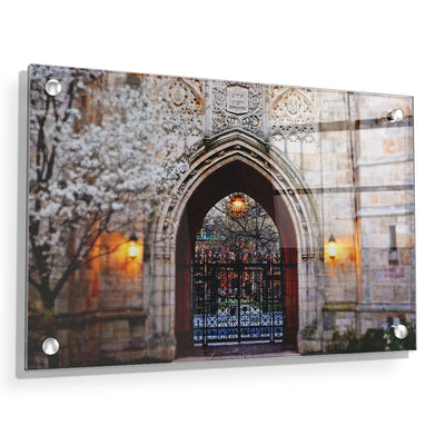 Yale Bulldogs - Harkness Memorial Gate - College Wall Art #Acrylic