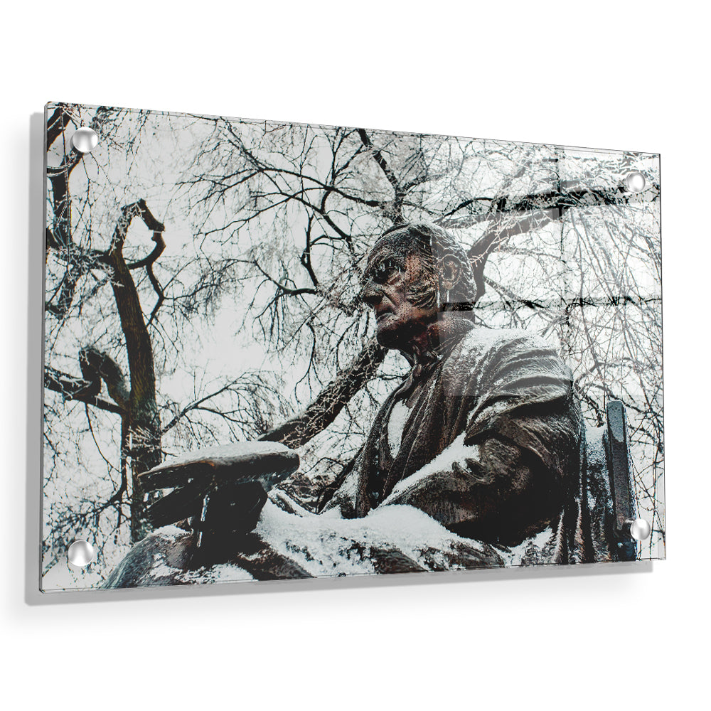 Yale Bulldogs - Woolsey in the Snow #Acrylic