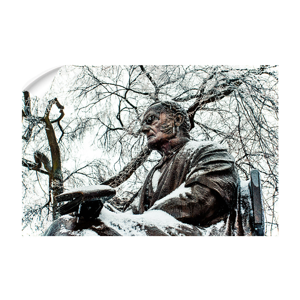 Yale Bulldogs - Woolsey in the Snow #Wall Decal