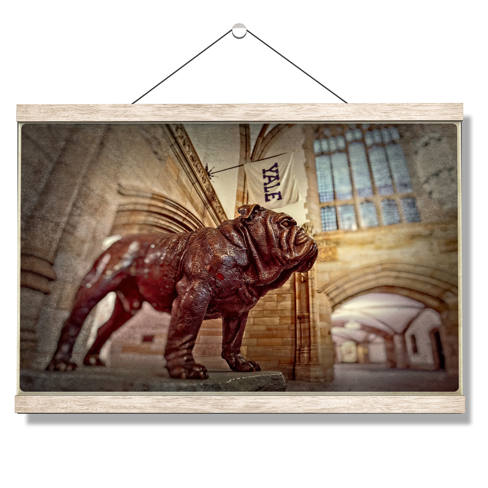 Yale Bulldogs - Yale's Hansome Dan - College Wall Art #Hanging Canvas