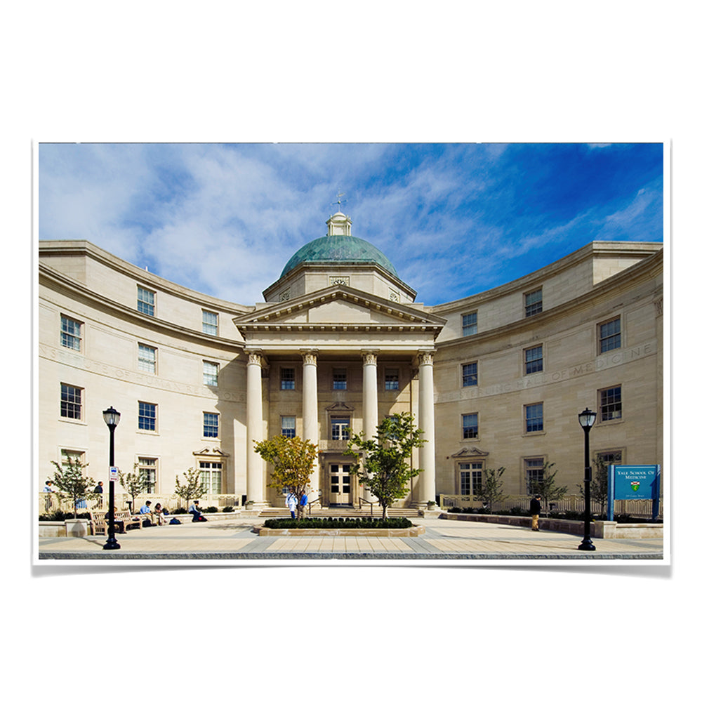 Yale Bulldogs - Sterling Hall of Medicine - College Wall Art #Poster