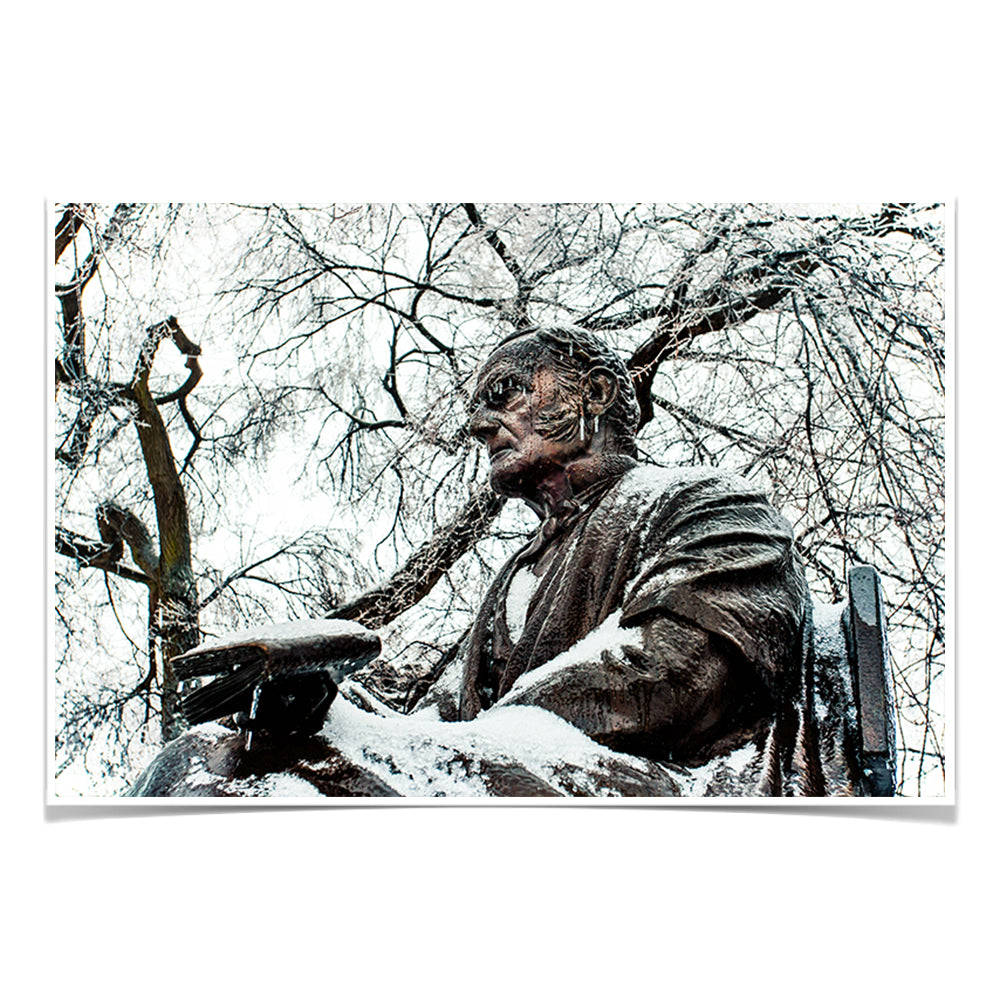 Yale Bulldogs - Woolsey in the Snow #Poster