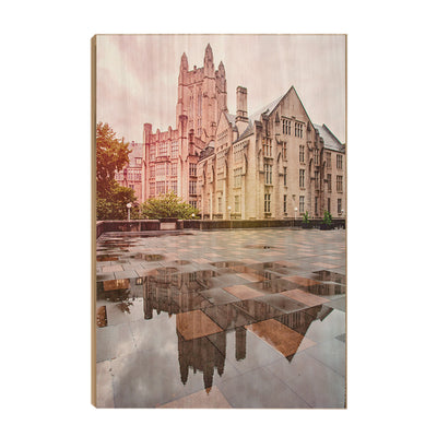 Yale Bulldogs - Stormy Sheffield-Sterling-Strathcona Hall #Wood