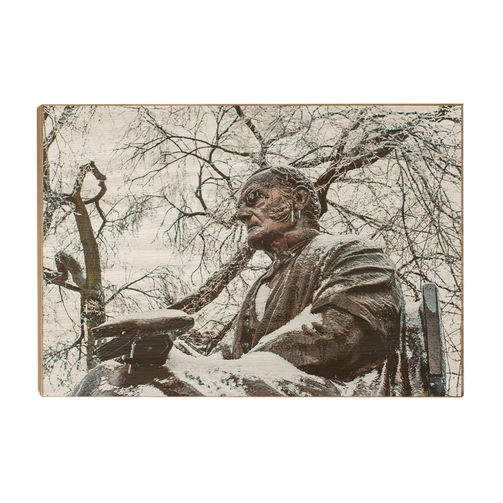 Yale Bulldogs - Woolsey in the Snow #Wood