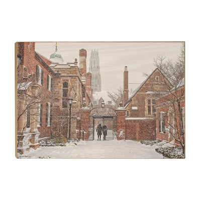 Yale Bulldogs - Snowy Pierson College Gate #Wood