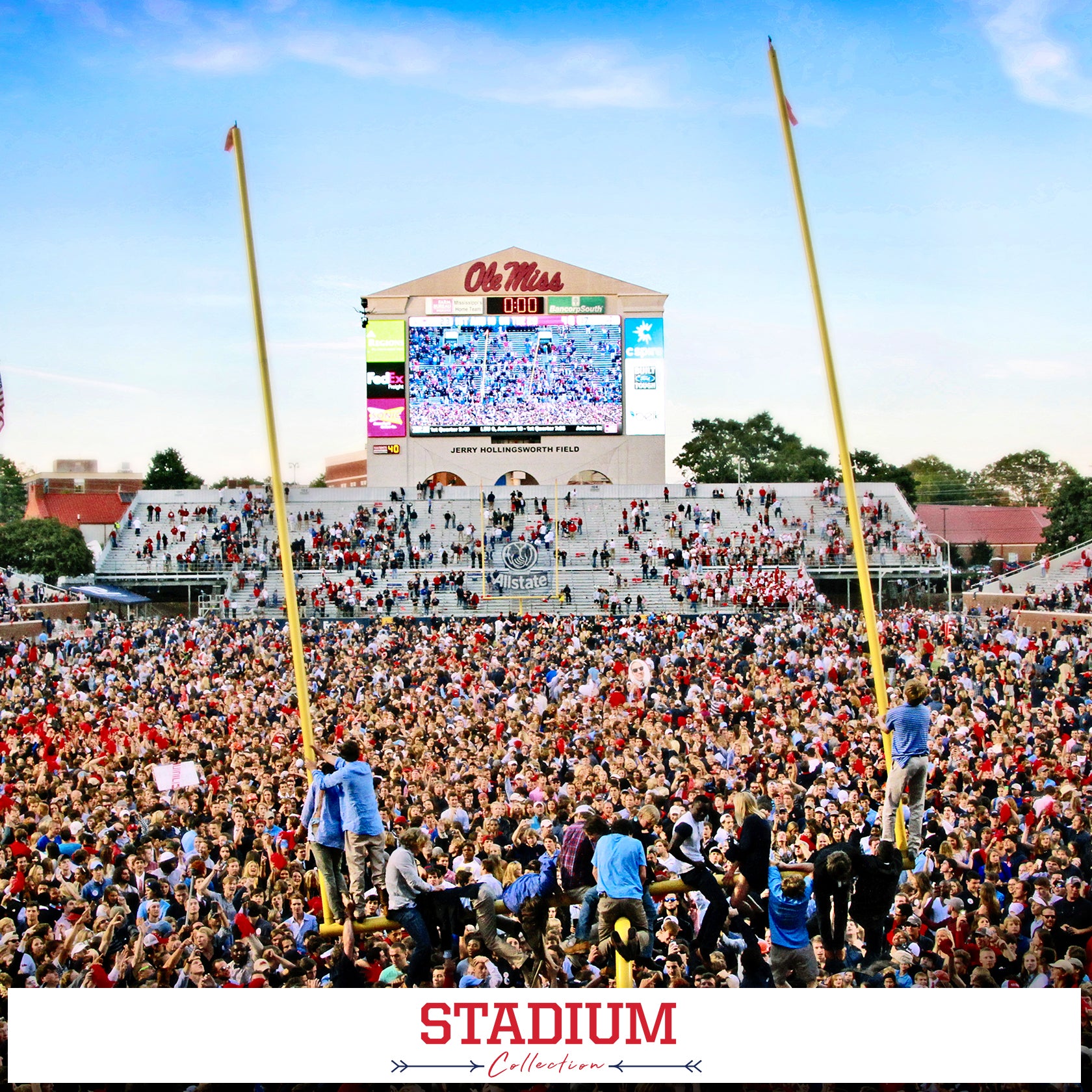 Ole Miss Rebels - Stadium Images Wall Art - Available as Canvas, Wood, Poster, Metal, Acrylic, Peel and Stick and PVC
