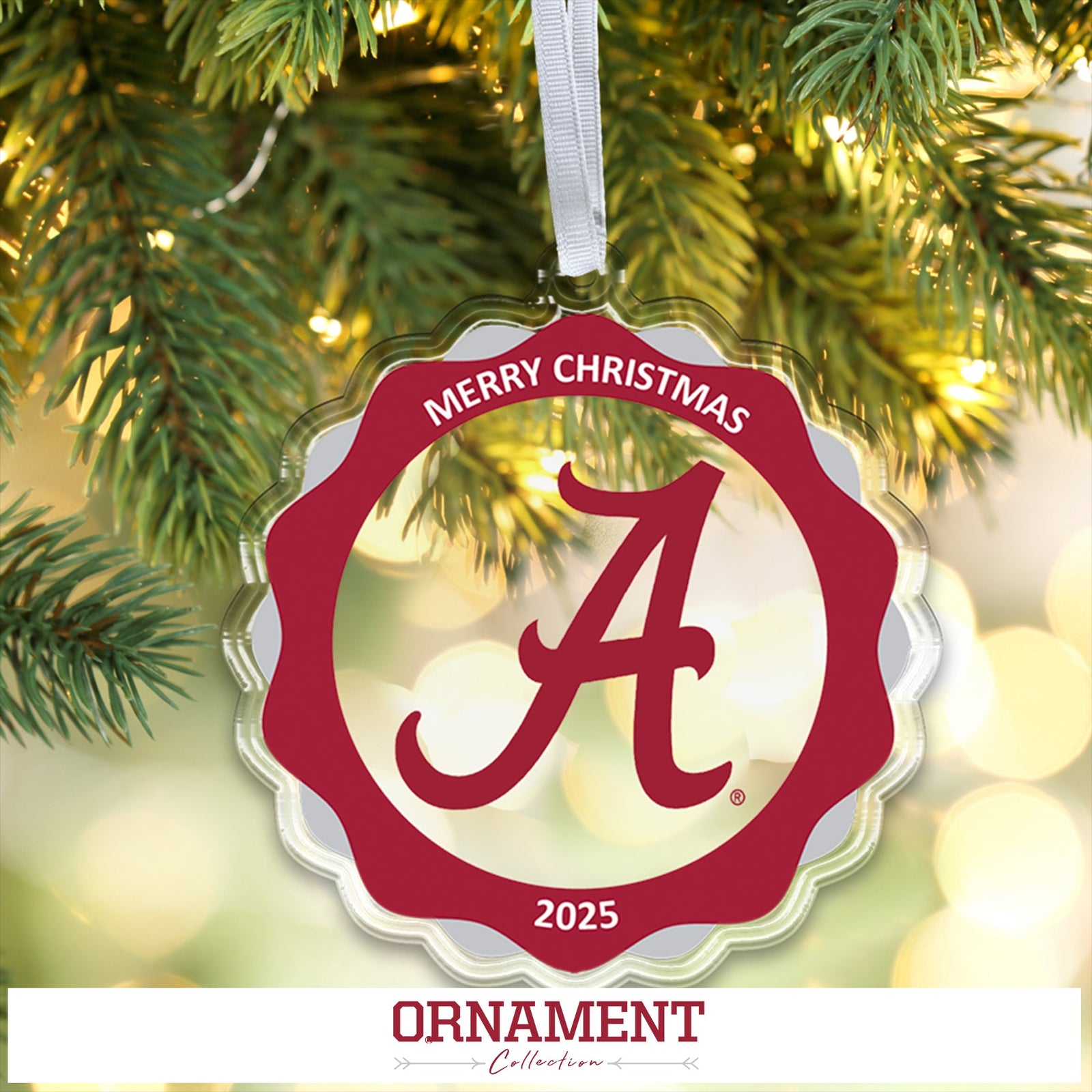 Alabama Crimson Tide - ORNAMENT/BAG TAGS.