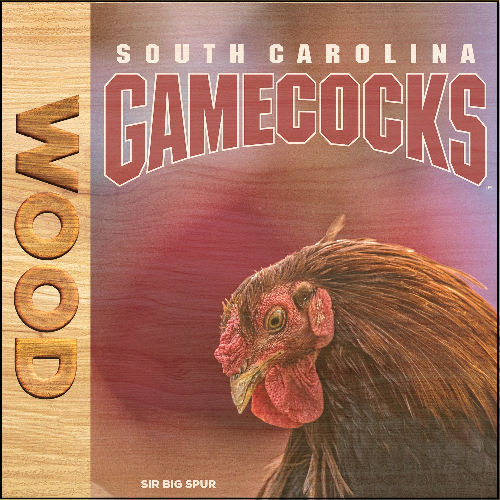 South Carolina Gamecocks - Wood