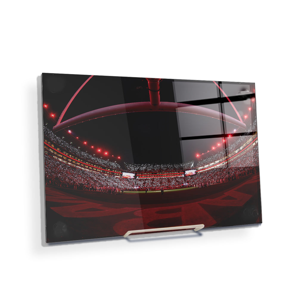 Alabama Crimson Tide - Alabama Lights - College Wall Art #Canvas