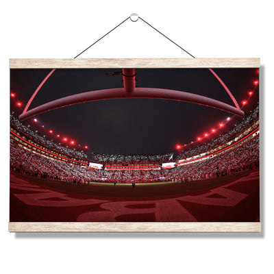 Alabama Crimson Tide - Alabama Lights - College Wall Art #Hanging Canvas