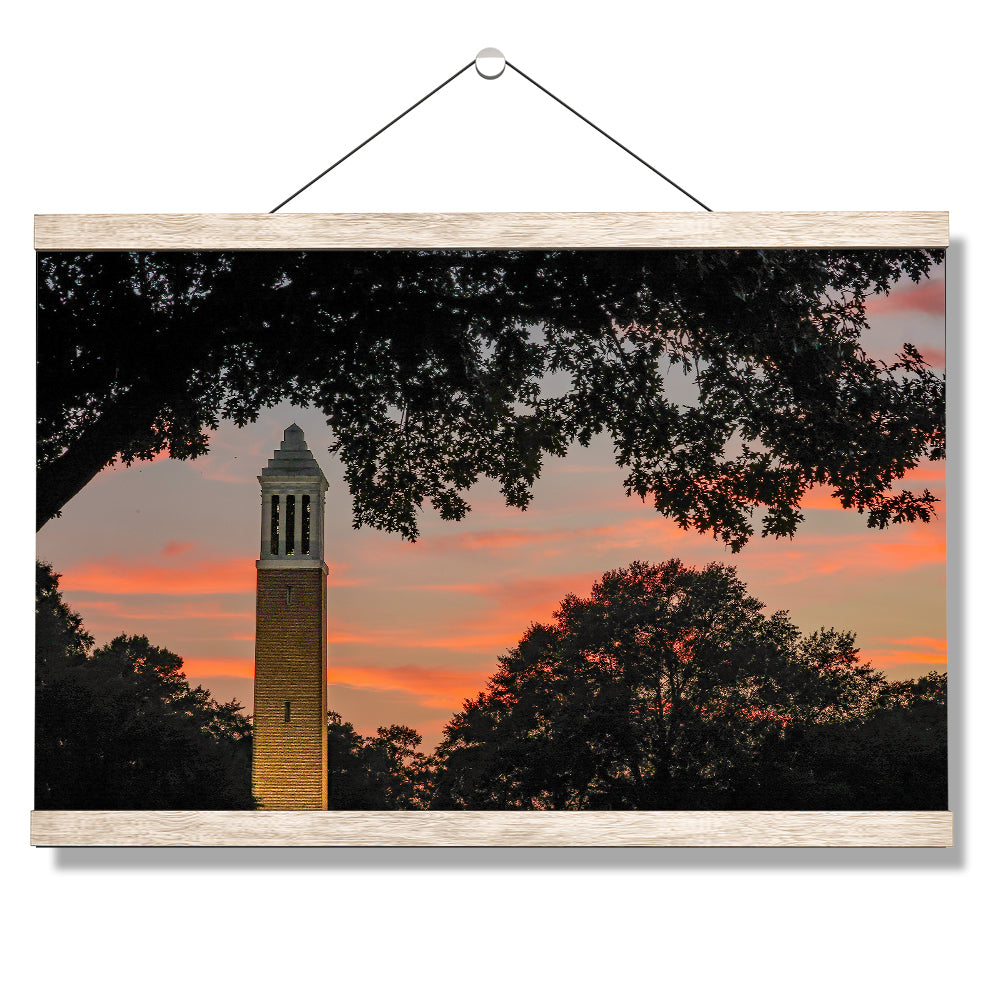 Alabama Crimson Tide - Denny Chimes Sunset - College Wall Art #Canvas