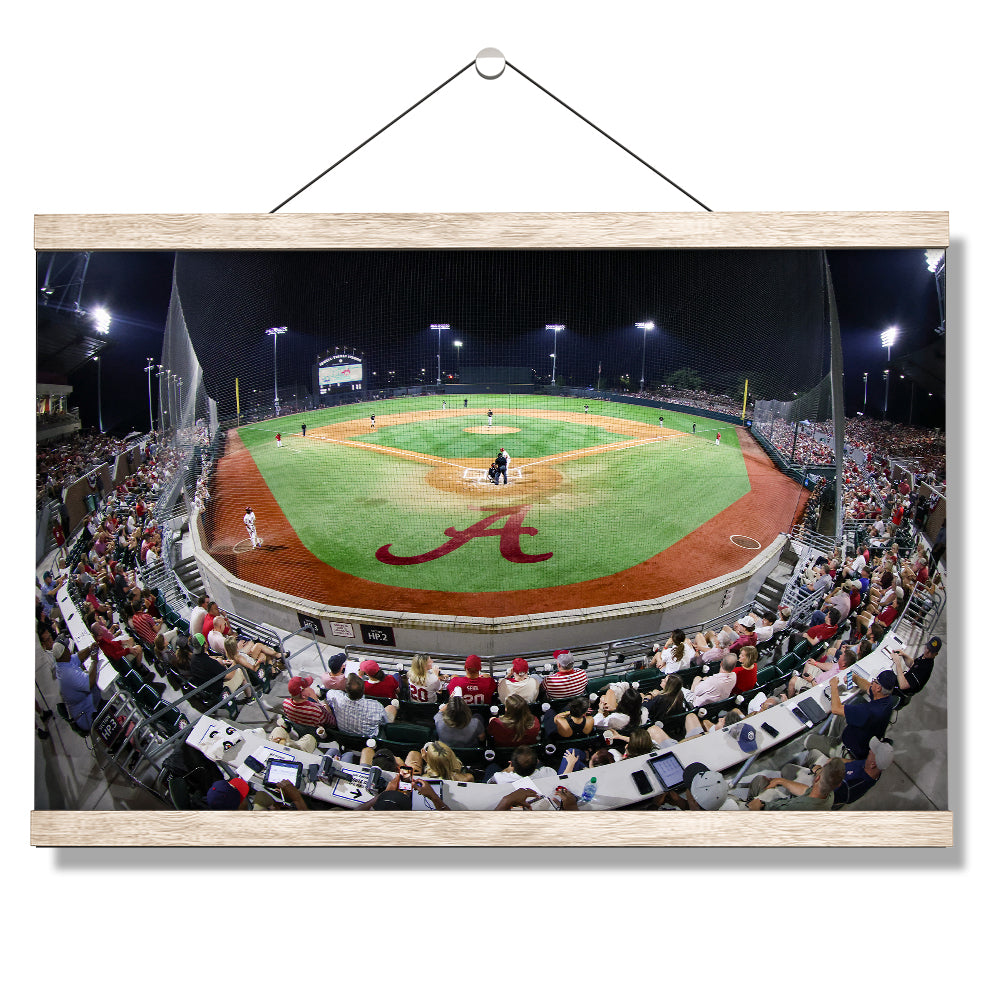 Alabama Crimson Tide - Sewell-Thomas Stadium Fisheye View - College Wall Art #Canvas