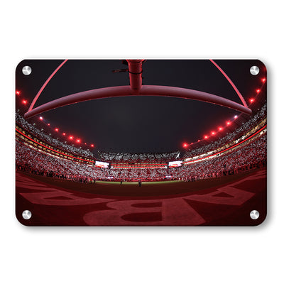 Alabama Crimson Tide - Alabama Lights - College Wall Art #Metal