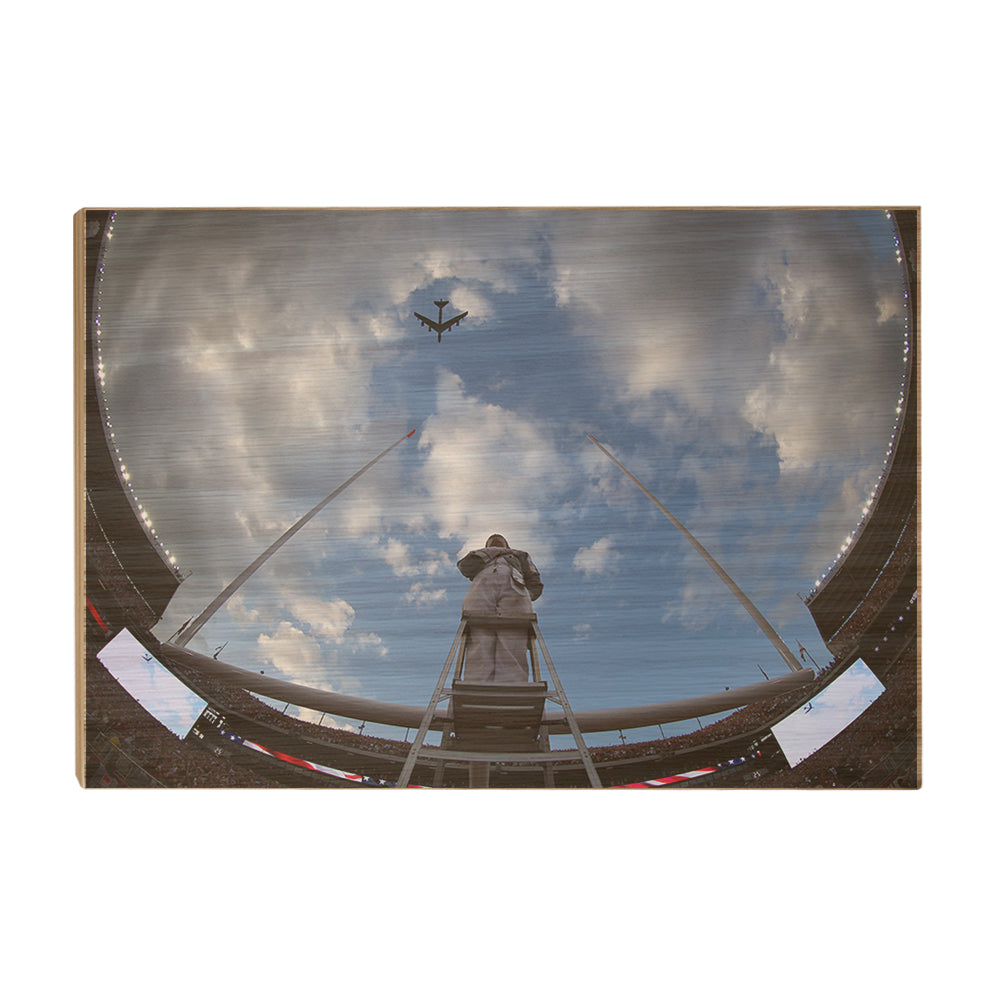 Alabama Crimson Tide - Fisheye Fly Over - College Wall Art #Canvas