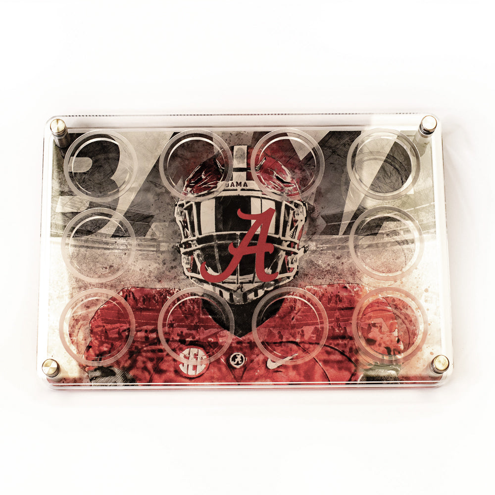 Alabama Crimson Tide  - BAMA Acrylic Beverage and Hors d'oeuvres Tray