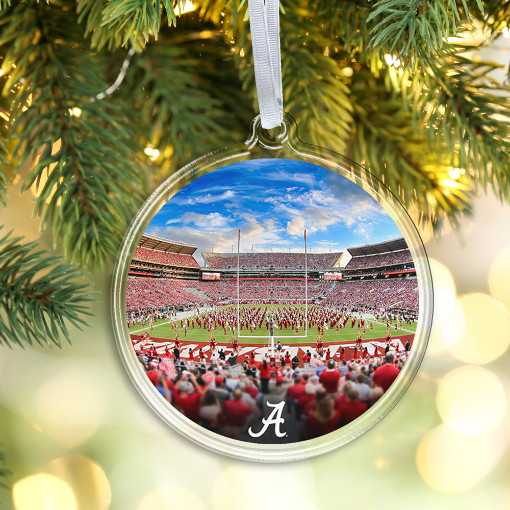Alabama Crimson Tide - Bryant Denny MDB Field Ornament & Bag Tag