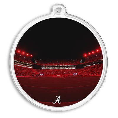 Alabama Crimson Tide - Alabama Crimson Lights Ornament & Bag Tag