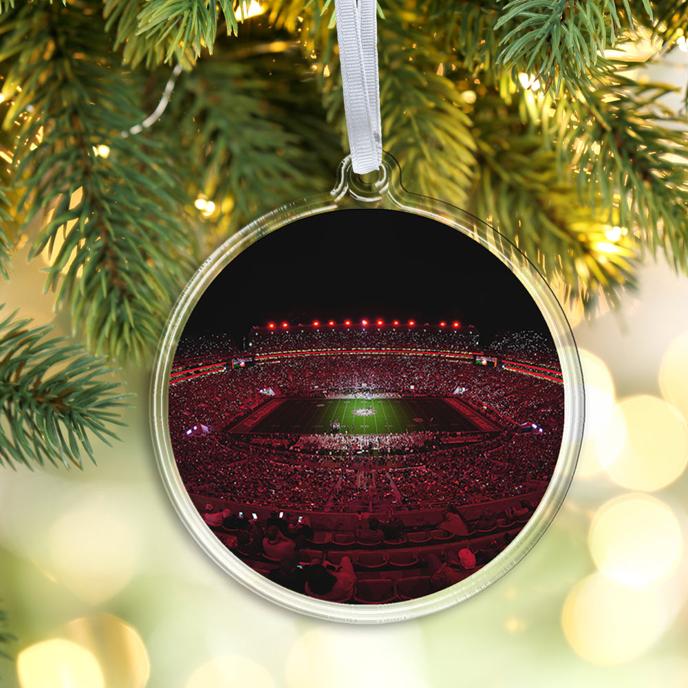 Alabama Crimson Tide - Light Up A Crimson Bryant Denny Ornament & Bag Tag