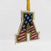 Appalachian State Mountaineers - App State Mountaineers Red, White & Blue Logo Ornament & Bag Tag