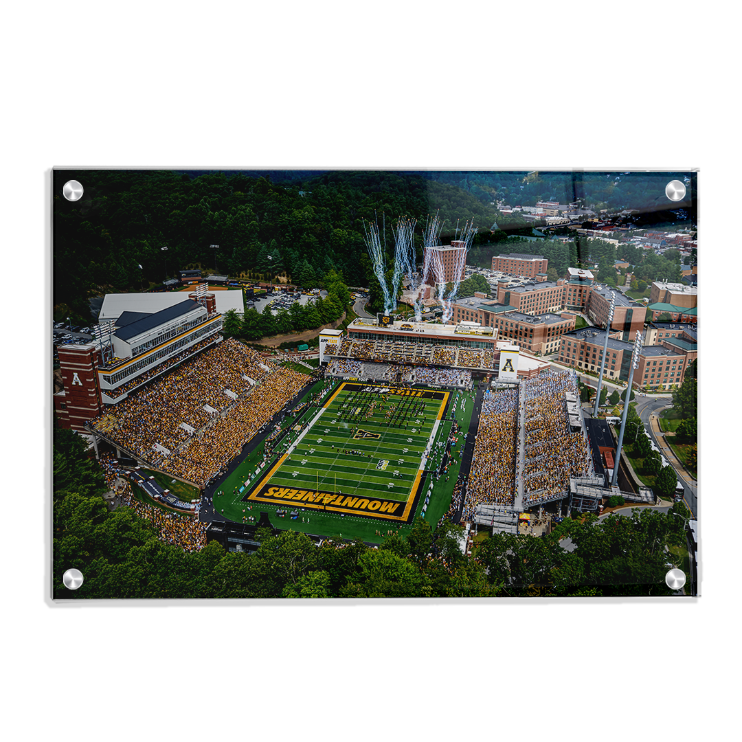 Appalachian State Mountaineers - Welcome to the Rock - College Wall Art #Canvas 