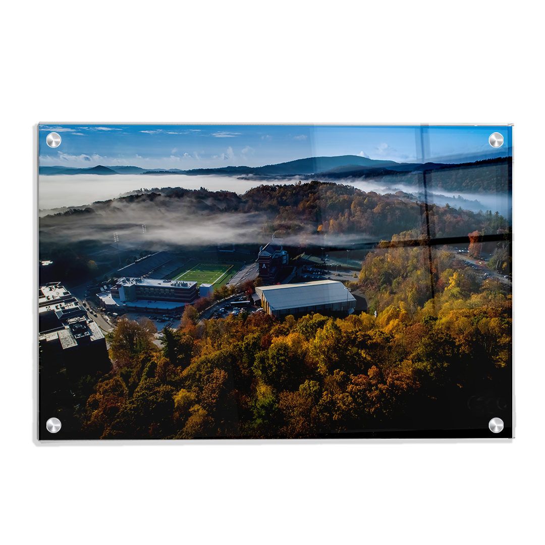 Appalachian State Mountaineers - Autumn Mist - College Wall Art #Canvas