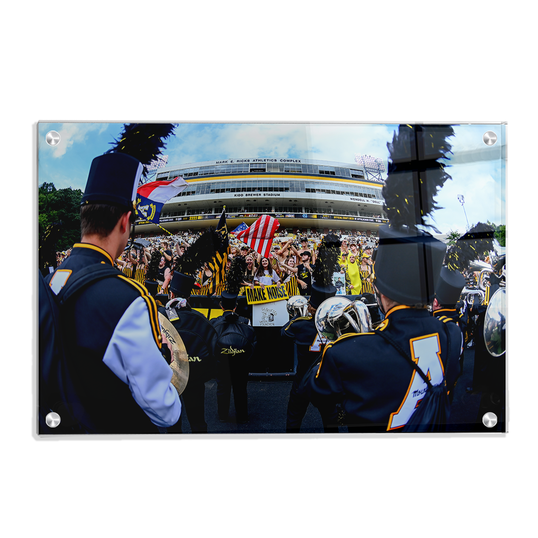 Appalachian State Mountaineers - Make Noise - College Wall Art #Canvas