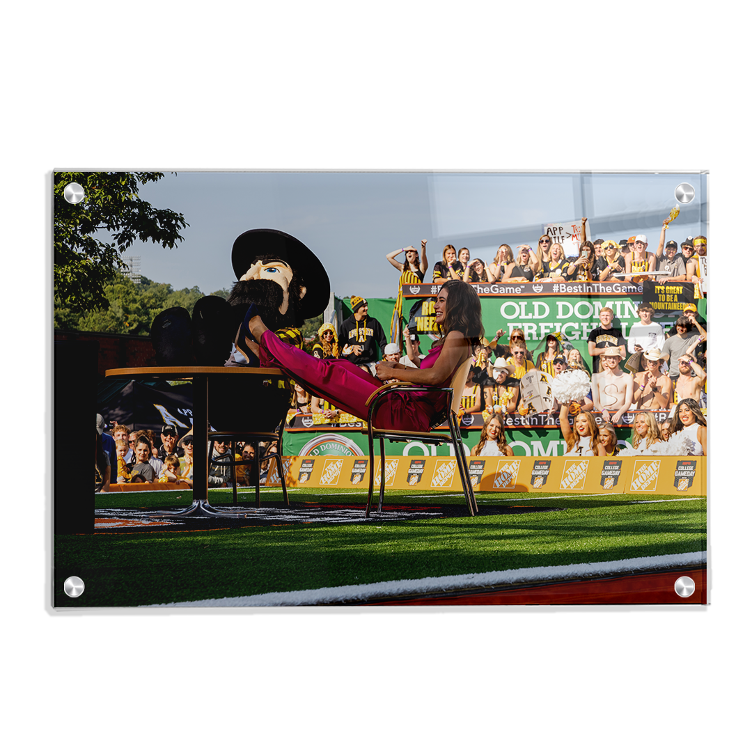 Appalachian State Mountaineers - Kickin' Back on Game Day - College Wall Art #Canvas