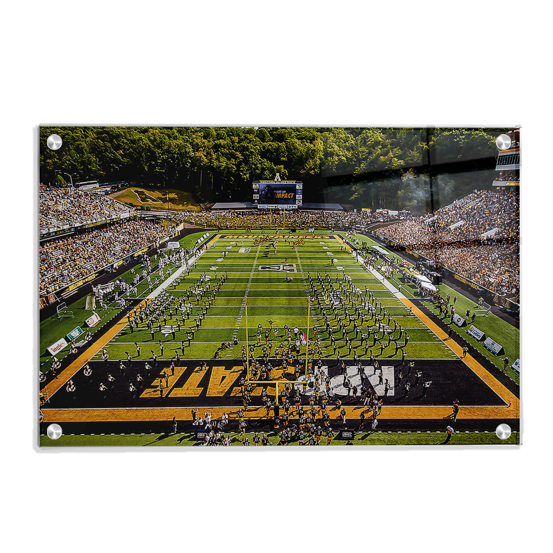 Appalachian State Mountaineers - End Zone View Enter Mountaineers - College Wall Art #Canvas